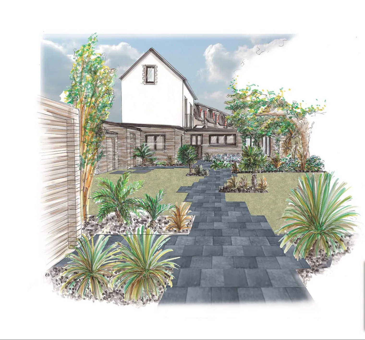 Illustration — Aménagement extérieur