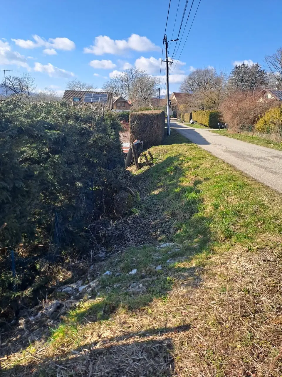 Création d'un mur de soutènement en béton à Jonzier-Épagny — photo 1